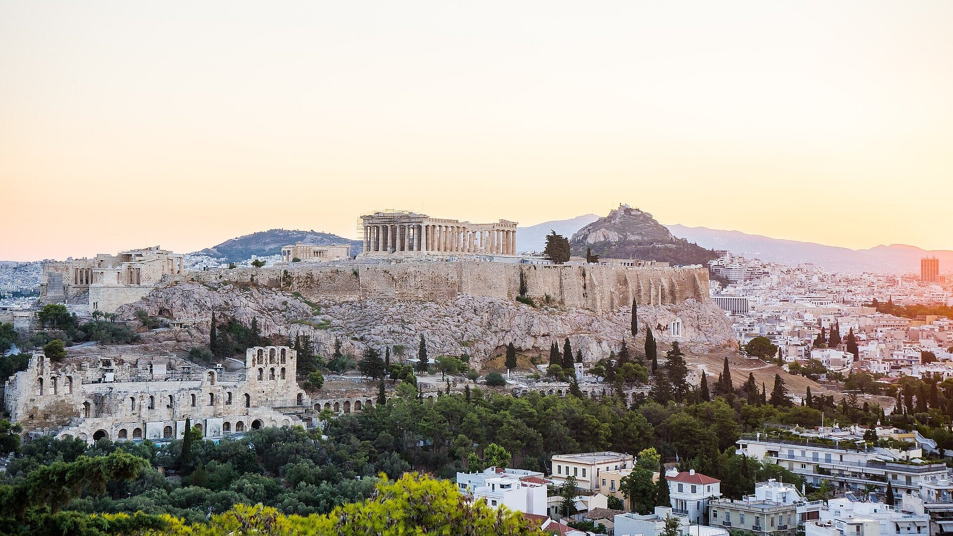 Athen mit Akropolis