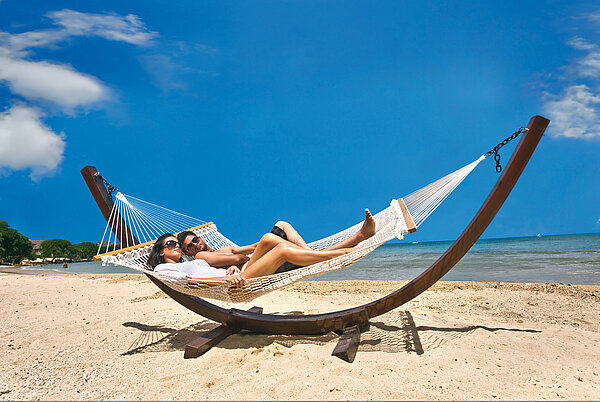 Hängematte am Strand | Maritim Hotel Mauritius