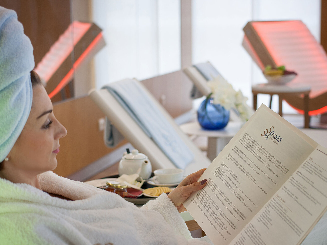 Entspannungsbereich im Senses Spa & Wellness Entspannungsbereich im Senses Spa & Wellness | Maritim Hotel Paradise Blue Albena