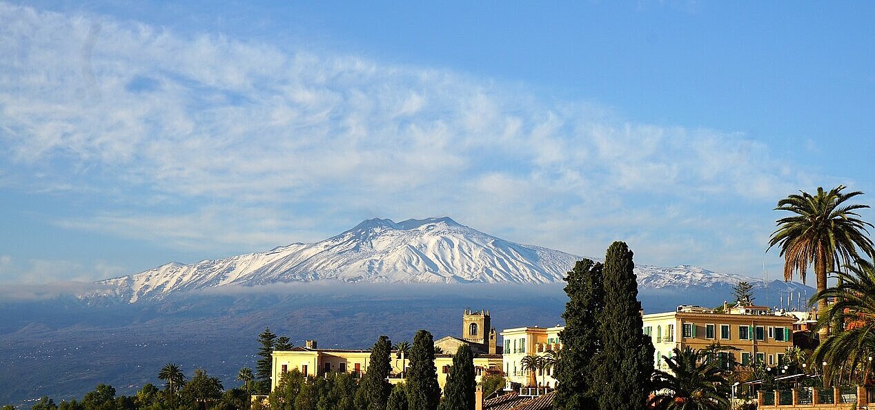 Blick auf den Etna Sizilien